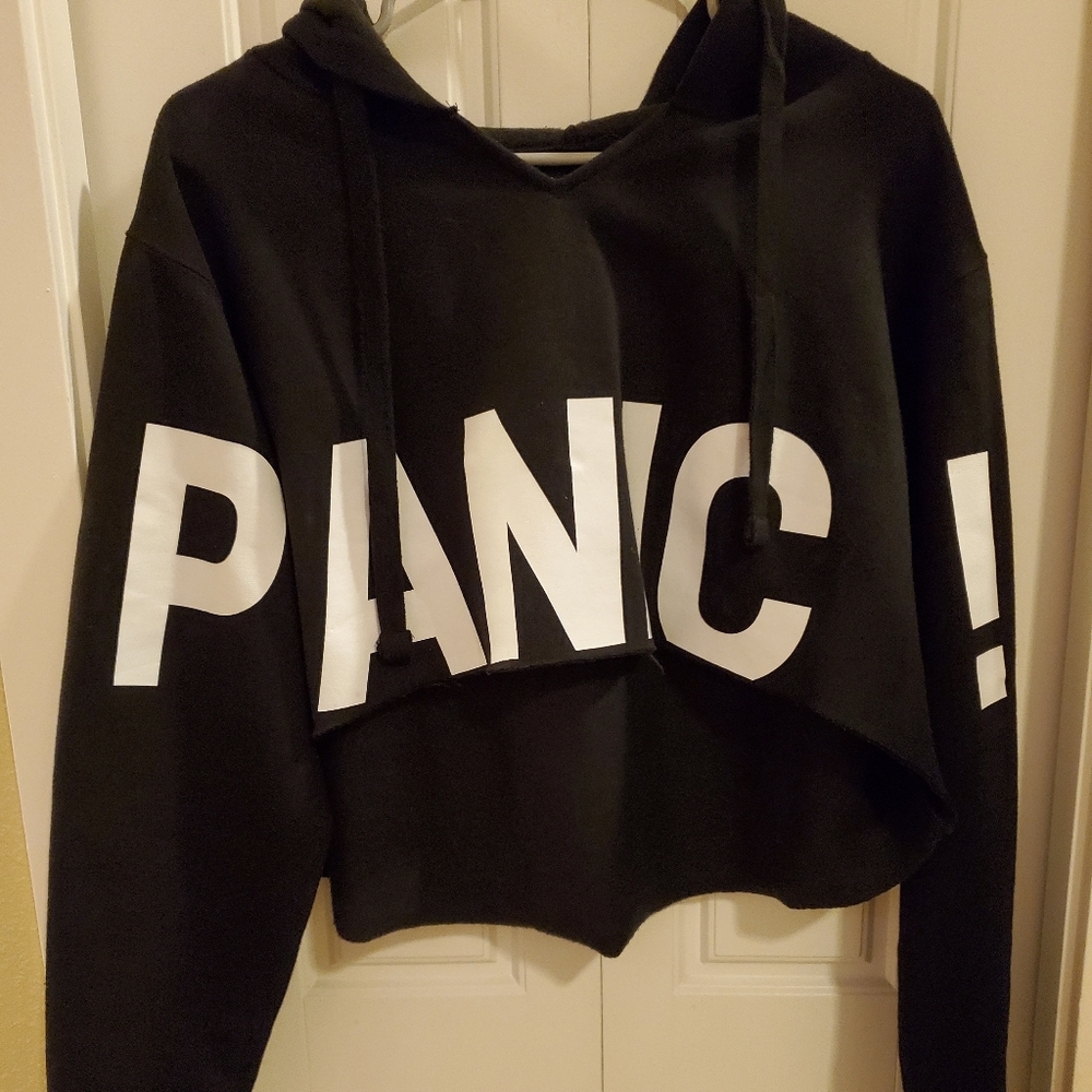 Panic! At the disco crop hoodie sweatshirt